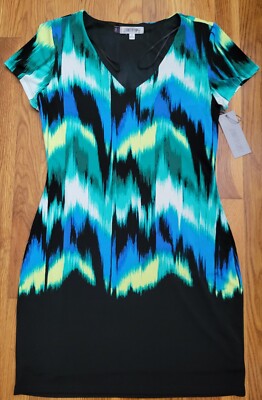 Jennifer Lopez Tribal Luxe Dress JLO Ombre Womens Medium New w/Tags!