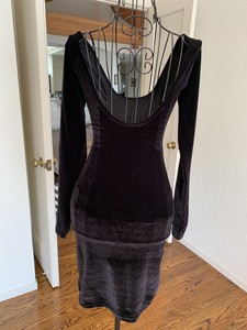 american apparel velvet dress