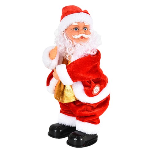 Dancing Santa Twerking Plush Toy Christmas Figurines Dancing Santa Doll Gift