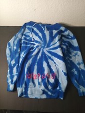 Youth Small Blue Tie Dye Hoodie By Port And Company