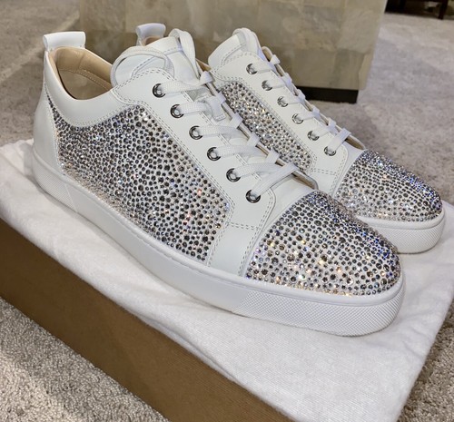 swarovski louboutin trainers