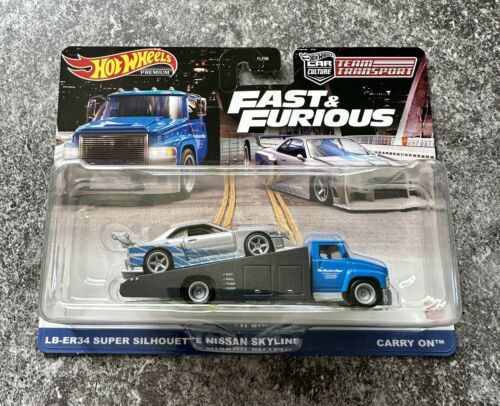 Hot Wheels Team Transport Fast & Furious LB-ER34 Super Silhouette Nissan Skyline - Picture 1 of 4