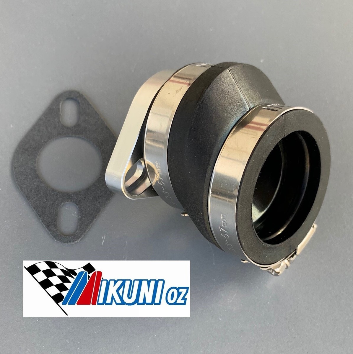 Mikuni Flange ASSY 33-28mm Tapered ID, 40mm Offset Boot ID | eBay