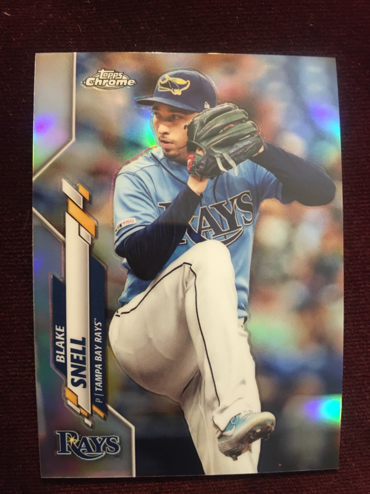 2020 Topps Chrome Base Refractor Rays Blake Snell Baseball Card #68 | eBay