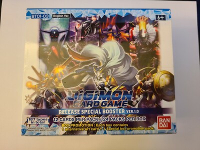 Digimon Card Game 2020 TCG Release Special Booster Box Ver 1.0 English in  STOCK 811039034320| eBay