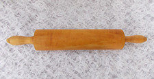 Vintage Fancy Wooden Rolling Pin  17.25" Long x .2.5" Diameter, Handles 3.25"