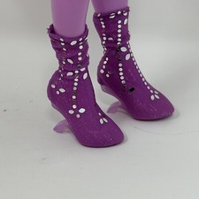 Rainbow High Lavender Lynne Purple Embellished Ankle Boots For Doll