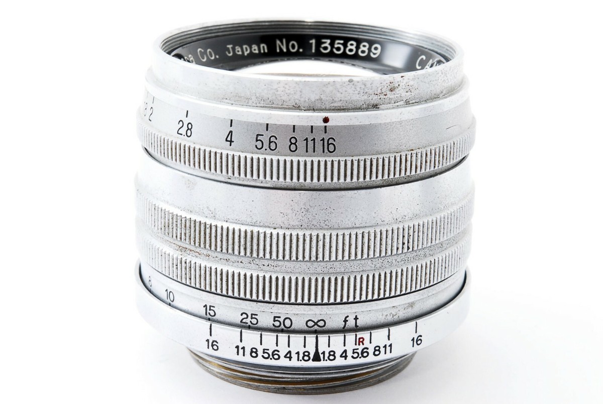 Rare!! EXC+++】 Canon 50mm f/ 1.8 L39 Silver LTM Leica Screw Rare!! EXC+++】 Canon 50mm f/ 1.8 L39 Silver LTM Leica Screw