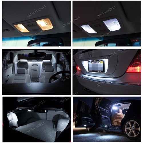 19pcs LED Xenon White Light Interior Package Kit for Nissan NV 1500,3500 .2016 - Picture 8 of 12