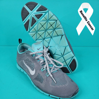 Nike Women's Free 5.0 TR Fit 4 629496-200 Grey Mint Running Shoes