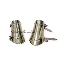 Nautical Medieval Roman Full Steel Arm Guard Pair