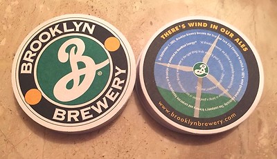 Brooklyn Brewery Set of 20 Coasters Mats Breweriana Beer Ale