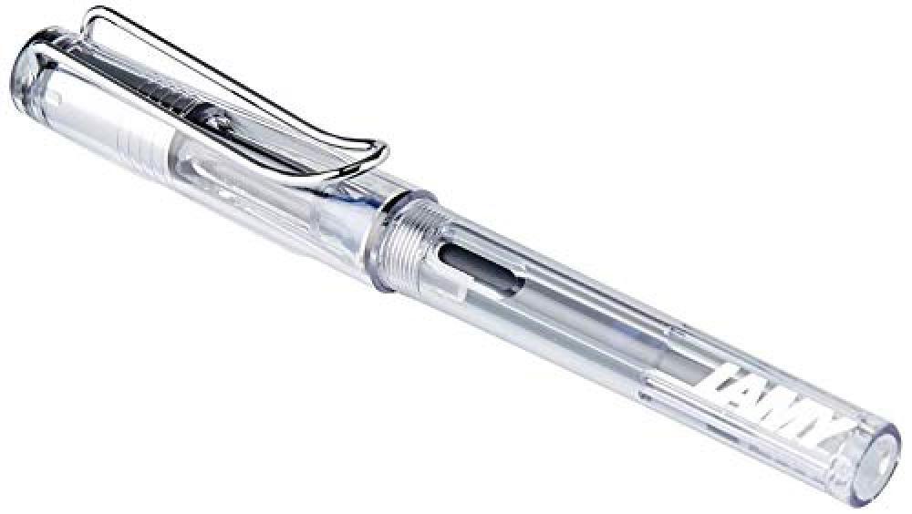 (TG. 1) Lamy Vista, Clear Fountain Pen, trasparente - NUOVO