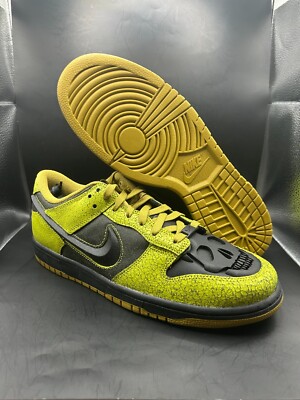 Nike Dunk Low Retro QS ''Halloween Skull'' Men's Size 11 [HV6103-300] No lid