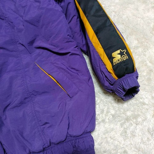 Vintage 90s Baltimore Ravens NFL Starter Pullover Jacket Purple Mens Size XL - Picture 7 of 10