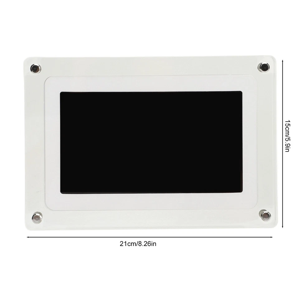 7in Digital Picture Frame With Speaker 1500mAh 4GB Smart Video Electronic Ph BEA - Image 4 of 4