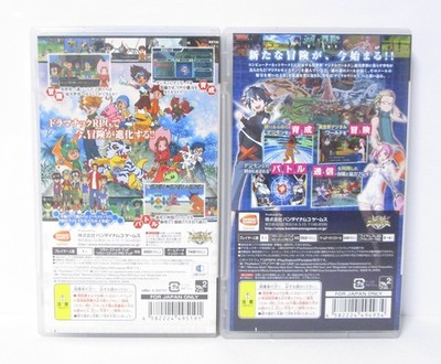 PSP Digimon Adventure & Digimon World Re Digitize 2 set Japanese