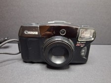 Canon Sure Shot 80 Tele Date SAF Point  Shoot 35mm Film Camera Tested