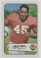 1954 Bowman Emlen Tunnell (Name Spelled as Tunnell) #102 HOF 16ez