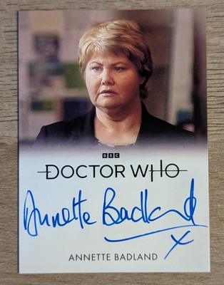 2024 Rittenhouse Doctor Who Series 5-7 Full Bleed Auto Card Annette Badland