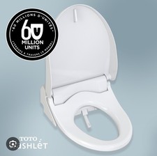 TOTO T1SW2491 01 Washlet Elongated Bidet Toilet Seat w/ Remote Control