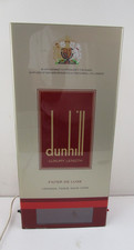 Vintage Dunhill Light Up Lamp /  Clock Perspex Advertising Sign Shop Display