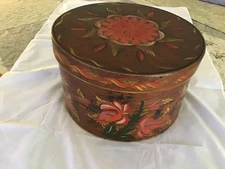 PA. DUTCH PANTRY Box Mid to Late1800'S Museum Quality LG RARE 12" W X  7" H