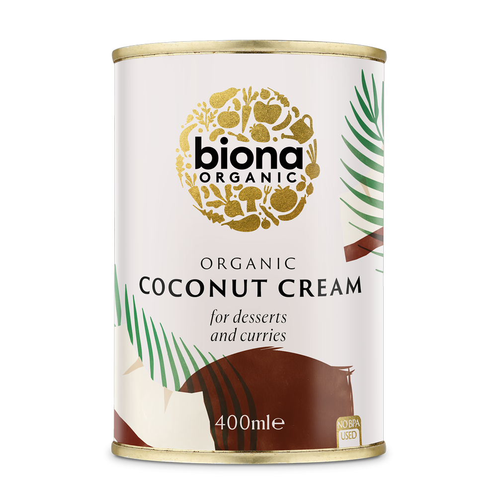 Biona Organic Coconut Cream 400ml Full Fat