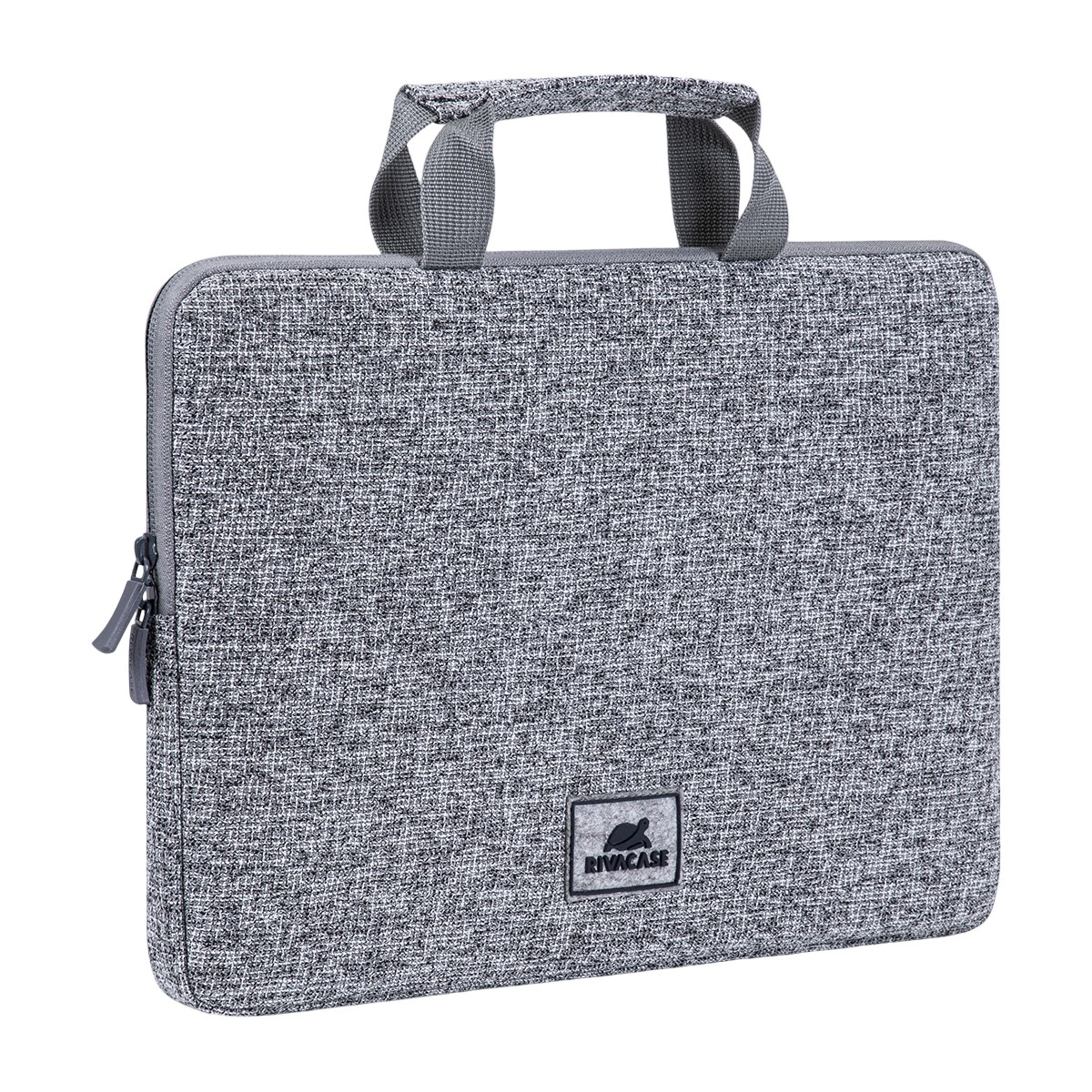 Housse Rivacase pour ordinateur portable 14 pouces grise à double poignée