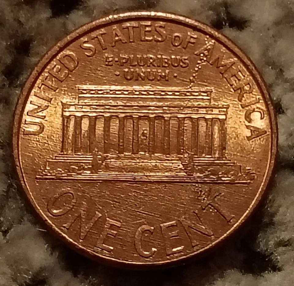 D Penny 1999 con errores. DDO/DDR, cerca 'AM', RARO "burbuja de gas" error como nuevo en Rev. Foto 2 de 2