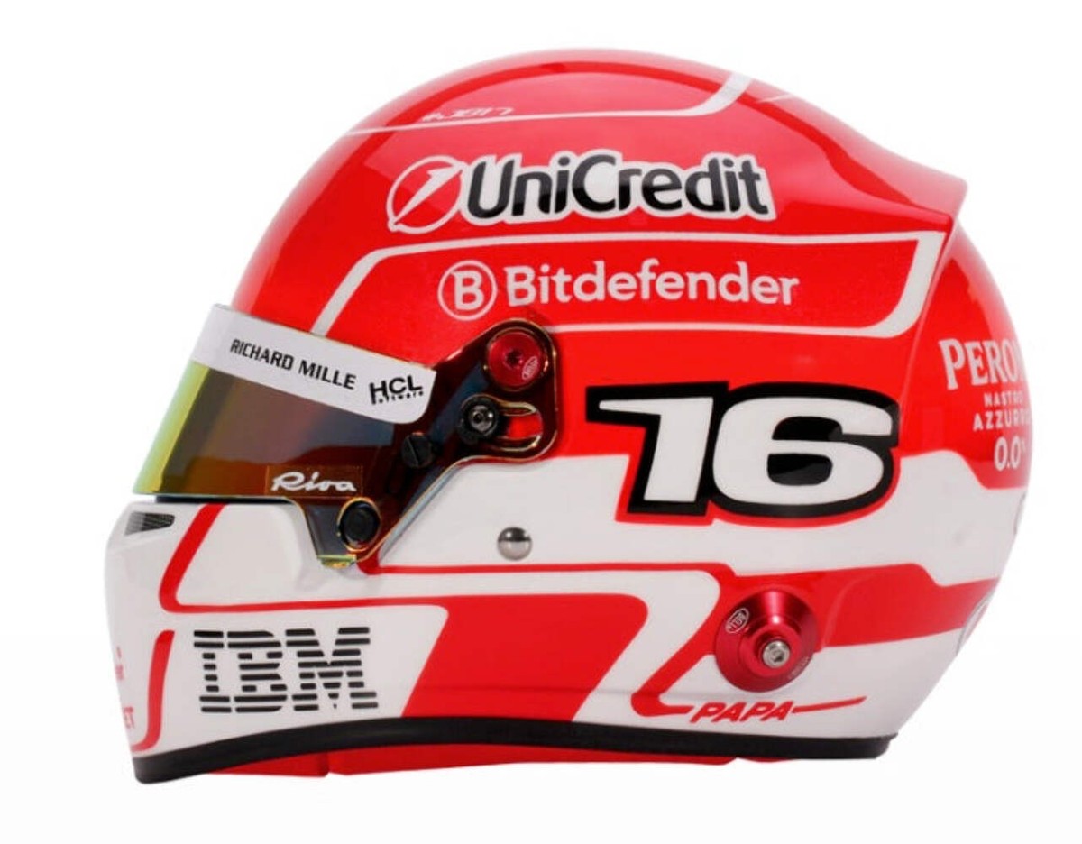 bell charles leclerc helmet KC7-CMR Kart - | Free HP Bag, Red/White CMR is designed to minimize helmet weight for karting drivers under the age of 18 BELL 2024 Charles Leclerc Miniature
