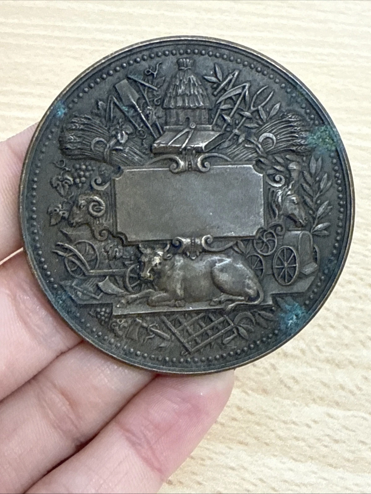 Médaille Société Des Agriculteurs De France En Bronze