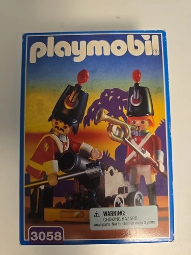 PLAYMOBIL 3058 Harbor Guards Redcoats Soldiers Retired Vintage RARE