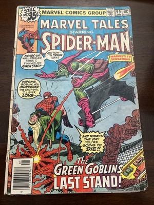 Marvel Tales #99  The Green Goblin Dies! (rep Amazing Spider-Man 122)  1979