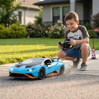 Rc Auto Lamborghini HuracáN Sto 1:14 Blau 2,4Ghz TüR Manuell Ferngesteuert