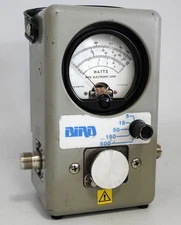 VERY GOOD BIRD 4304A WATTMETER 25-1000 MHz 500 WATT RF WATTMETER AND 500W SENSOR