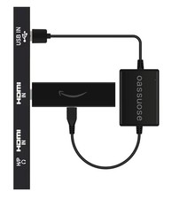 USB Power Cable Adapter for Fire TV Stick,Powers Streaming Sticks Black