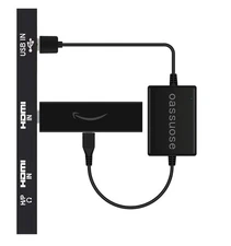 USB Power Cable Adapter for Fire TV Stick,Powers Streaming Sticks Black 