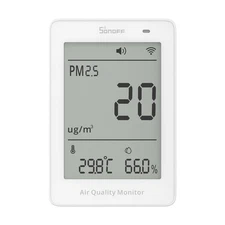 SONOFF PM2.5/PM10 Air Quality Monitor Indoor Temperature and Humidity Monitoring