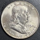 1954-D Franklin Half Dollar - Uncirculated - Nice Bell Lines! No Reserve!