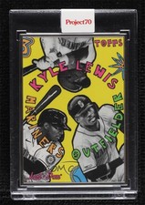 2021 Topps Project 70 Artist Proof Silver Frame 16/51 Kyle Lewis Don C #398 1ey1