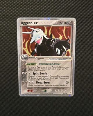 #ad 2006 Aggron ex 89 100 Pokemon Crystal Guardians Ultra Rare Holo NM Mint $167.50