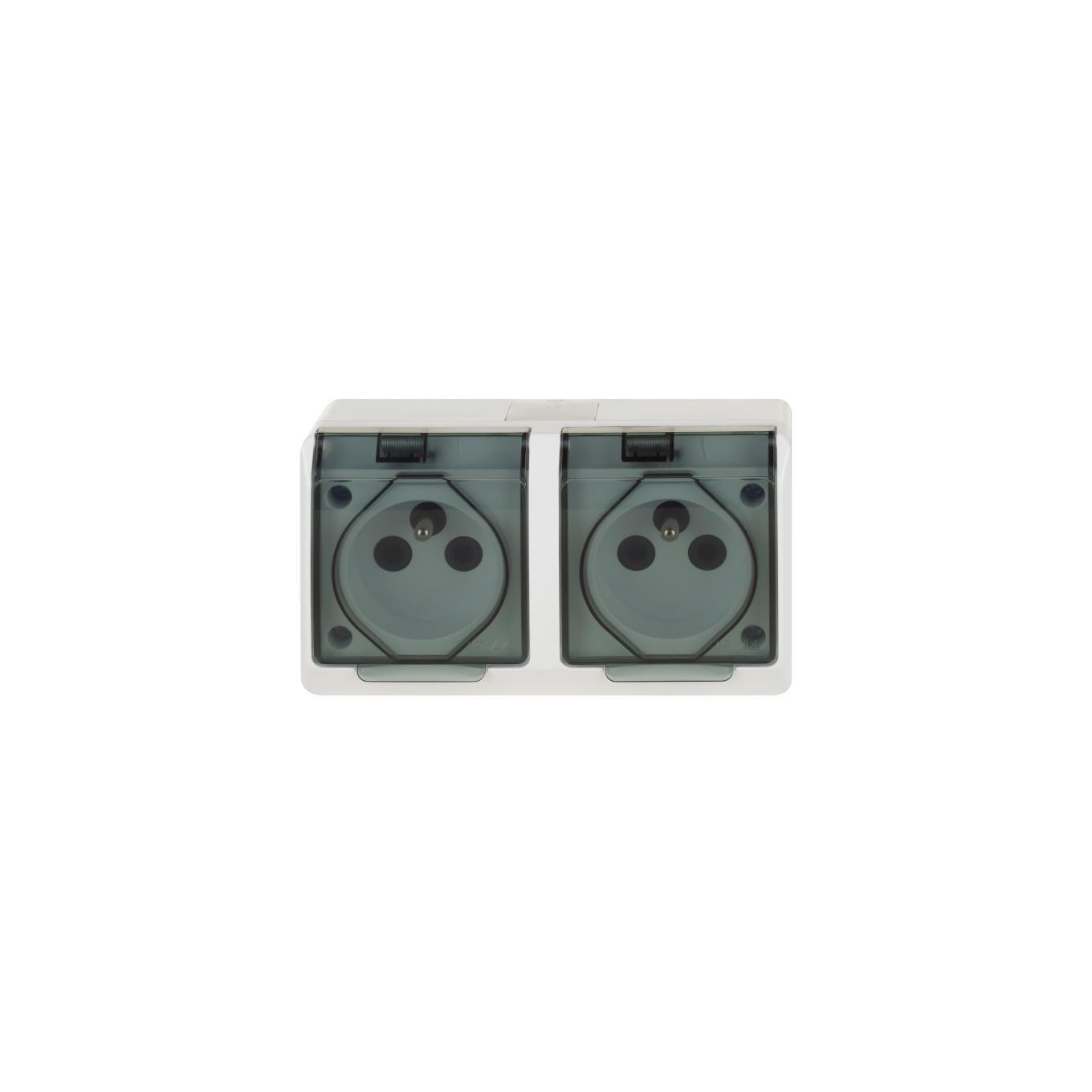 Airtight Double Socket Surface Mounted with HERMES 0322-01