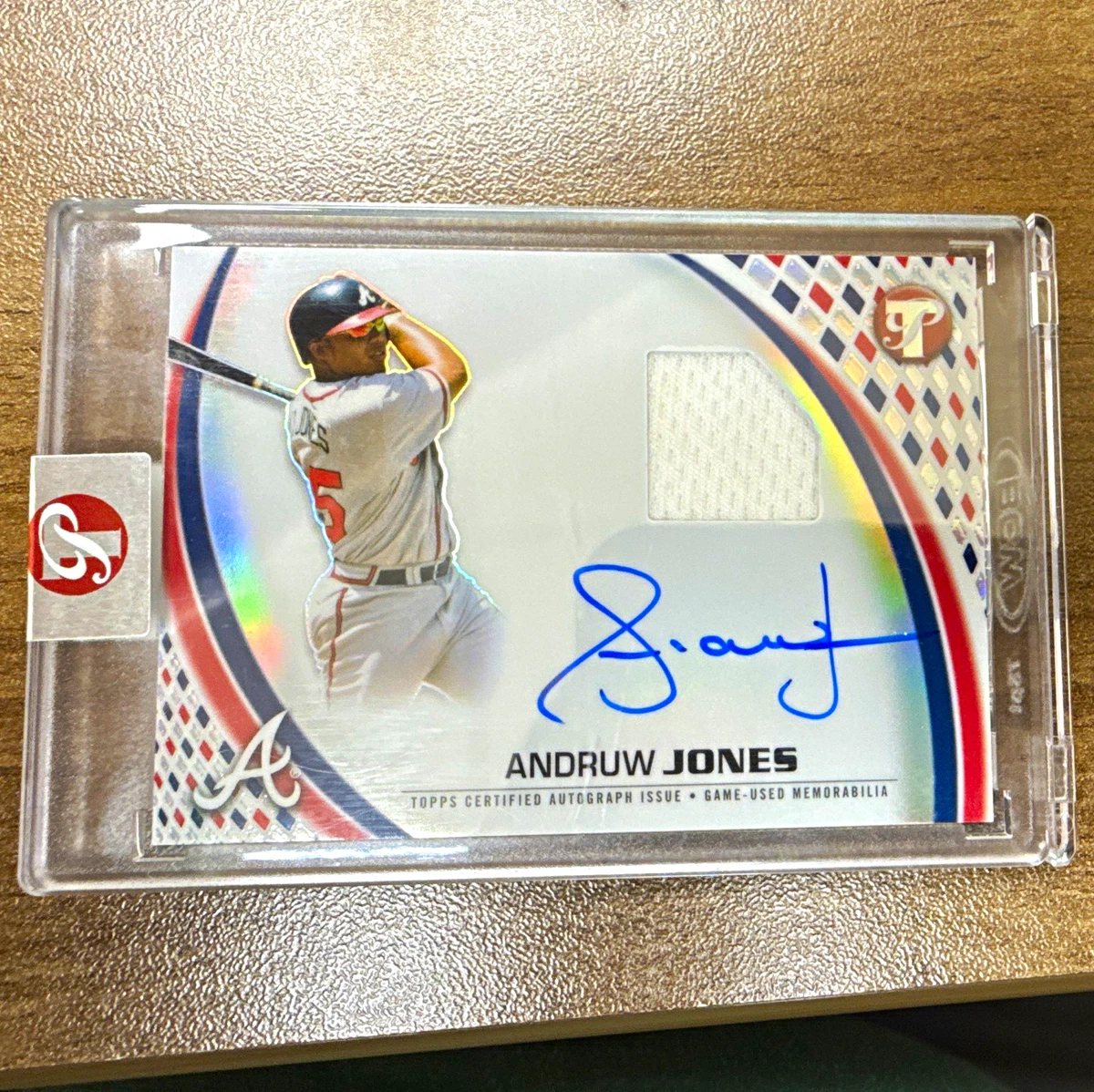 Andruw Jones Baseball Original Autographed Sports Trading Cards
