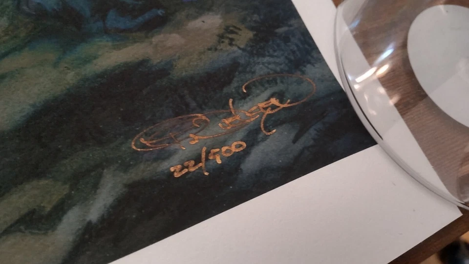 Liliana Vess Limited Edition Original Art Print Signed No22 MTG - Image 4 of 4