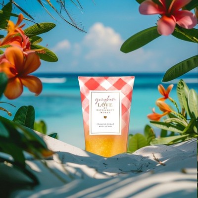 BATH & BODY WORKS Gingham Love Foaming Sugar Body Scrub