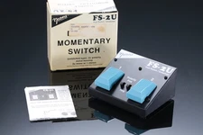 Nobels FS-2U Dual Momentary Footswitch Pedal w/ Polarity Switch & Original Box V