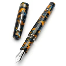 Leonardo Momento Zero Grande 2.0 Fountain Pen in Crepuscolo Marino w/ ST EF