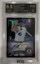 2011 Topps Chrome Black Refractor Auto /100 Rookie Eric Hosmer FCG 8.5/10 🔥🔥