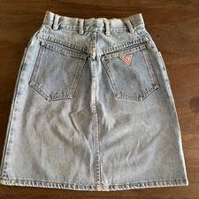 Vintage 1990s George Marcianoo For Guess Jeans Mini Skirts Size 27